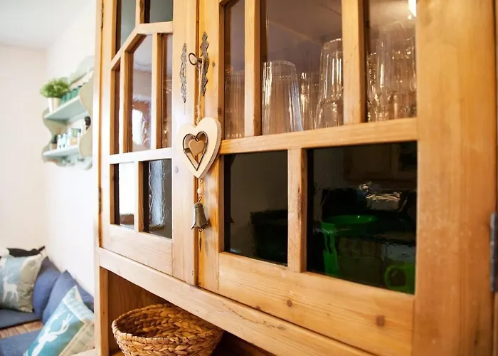 Alpesi faház Privates Mit Garten Hot Tub Kamin Bergblick